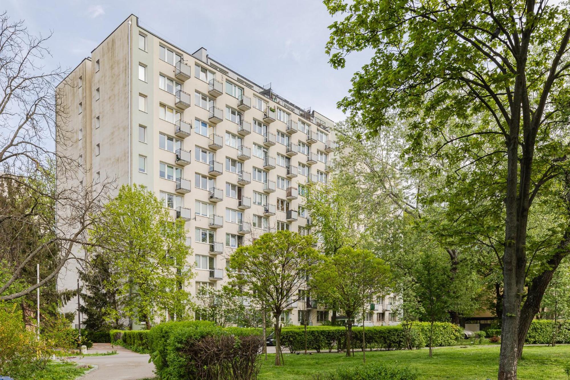 Superapart Saska 48A, Sleek 6Th-Floor Studio With Balcony & Elevator Access Warsaw Exterior photo